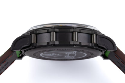 Hankham PVD Indians Dial on Green Leather Strap Miyota 8215