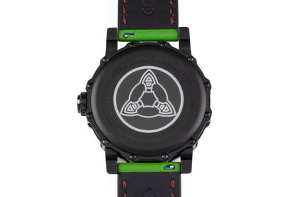 Hankham PVD Indians Dial on Green Leather Strap Miyota 8215