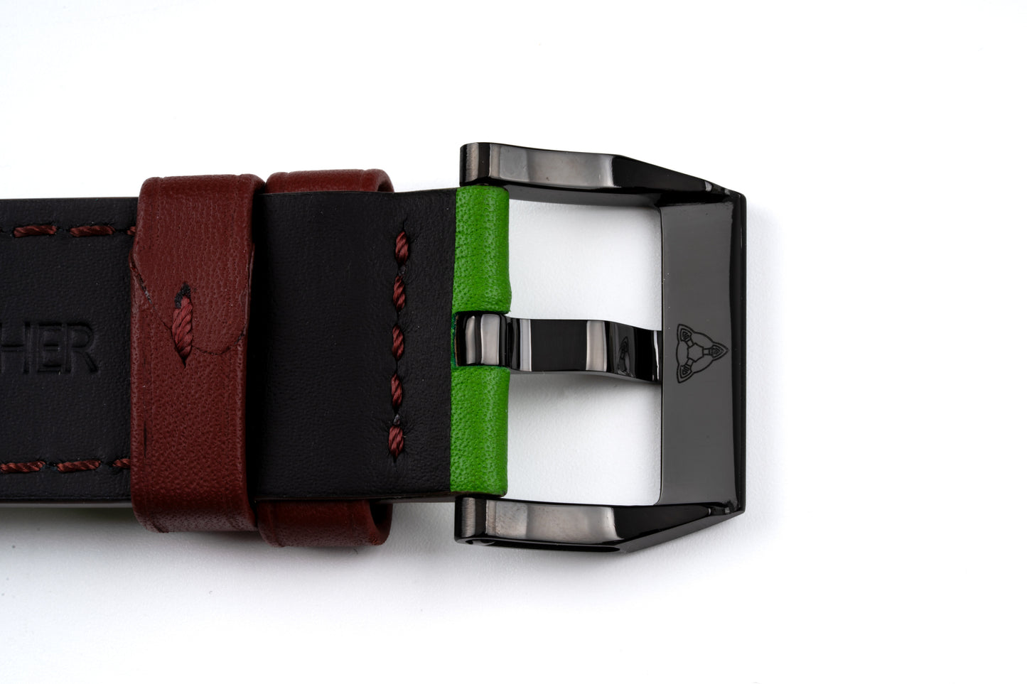 Hankham PVD Indians Dial on Green Leather Strap Miyota 8215