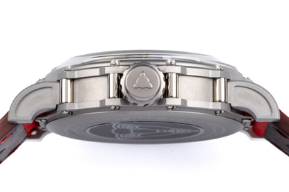 Hankham SS Indians Dial on Red Leather Strap Miyota 8215