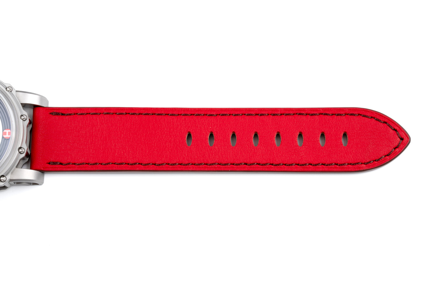 Hankham SS Indians Dial on Red Leather Strap Miyota 8215