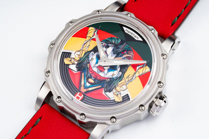Hankham SS Joker Dial on Red Leather Strap Miyota 8215