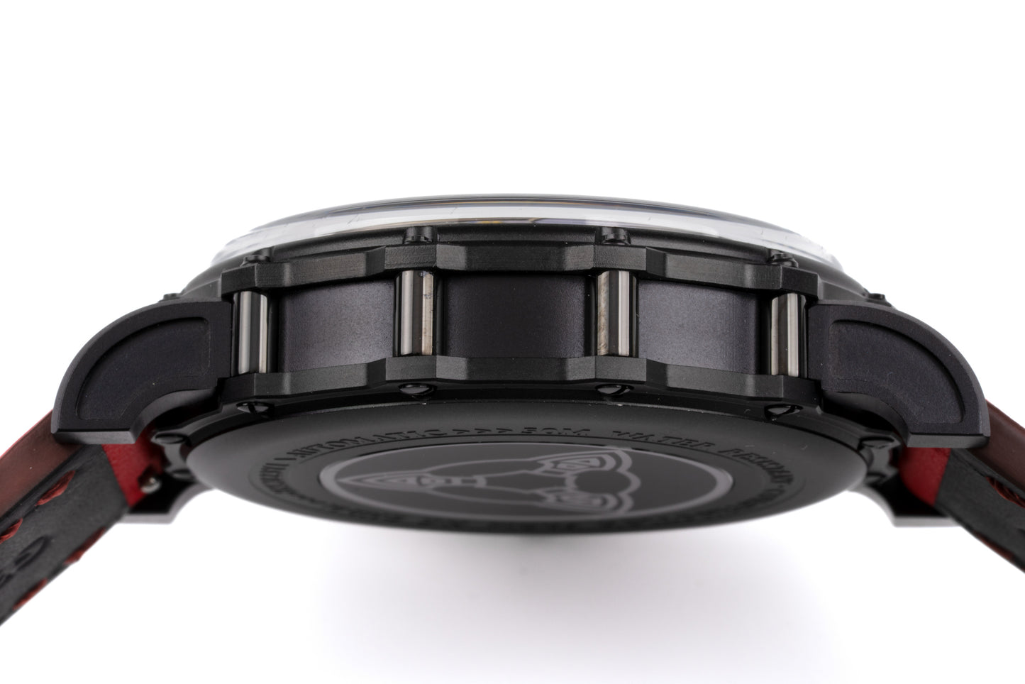 Hankham PVD Joker Dial on Red Leather Strap Miyota 8215