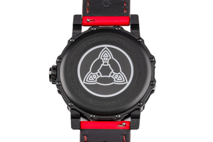 Hankham PVD Joker Dial on Red Leather Strap Miyota 8215