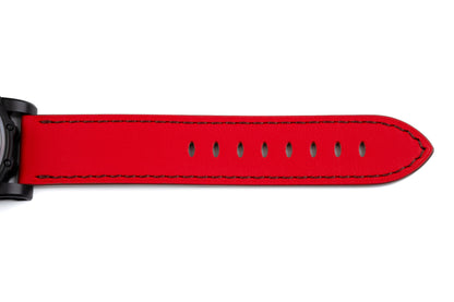 Hankham PVD Indians Dial on Red Leather Strap Miyota 8215