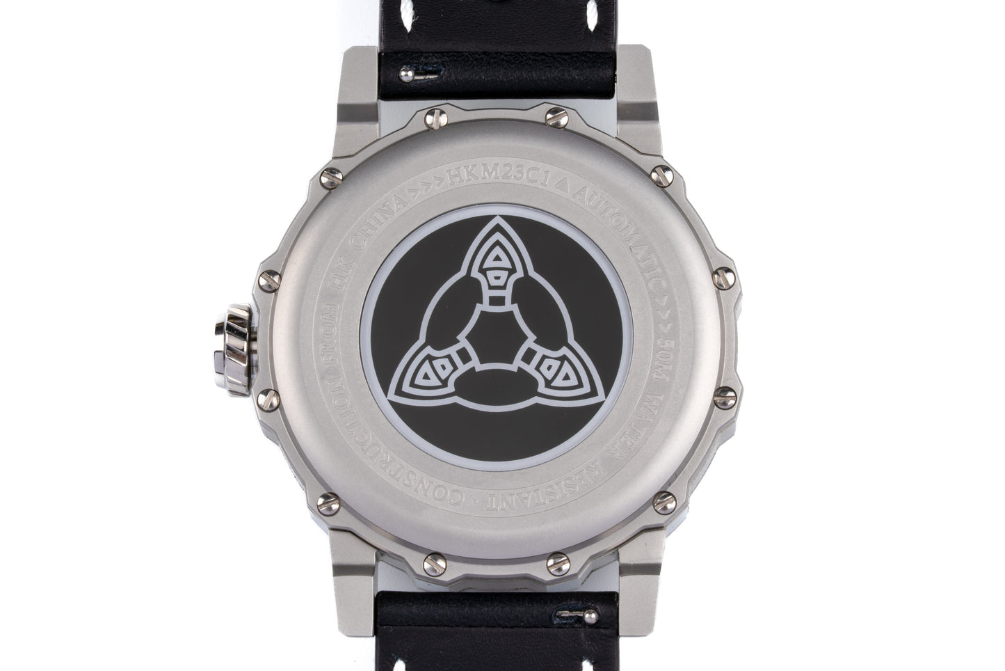 Hankham SS Joker Dial on Black Leather Strap Miyota 8215