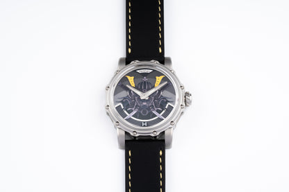 Hankham SS Samurai Dial on Black Leather Strap Miyota 8215