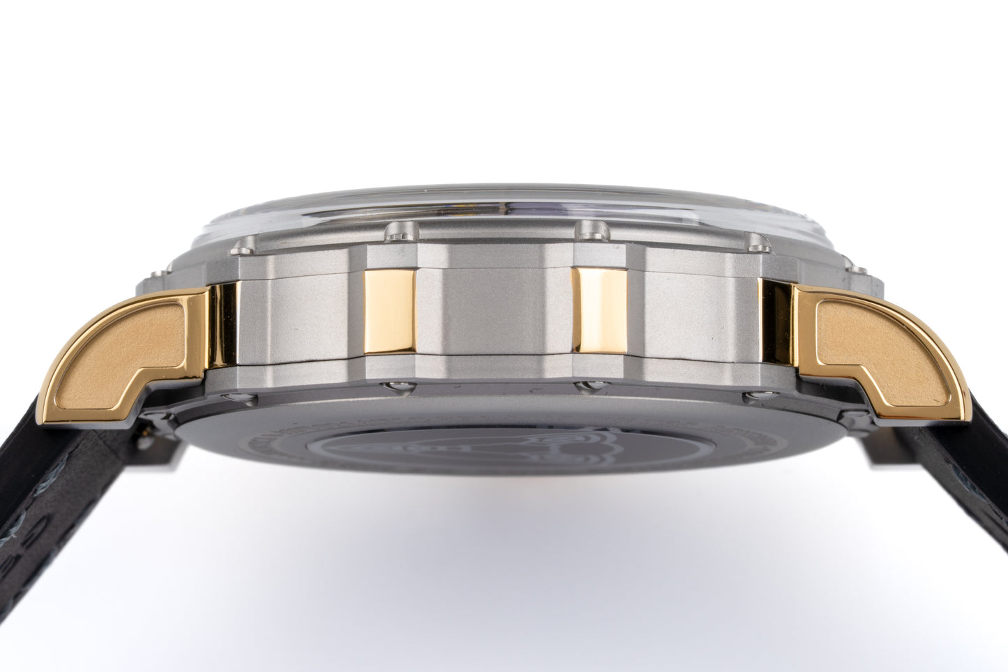 Hankham Two Tone Samurai Dial on Black Leather Strap Miyota 8215