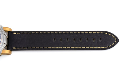 Hankham Two Tone Joker Dial on Black Leather Strap Miyota 8215