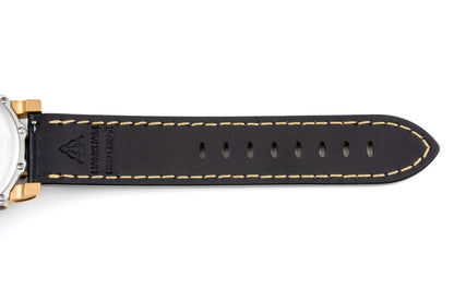 Hankham Two Tone Joker Dial on Black Leather Strap Miyota 8215