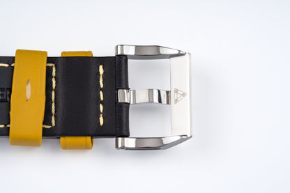 Hankham SS Samurai Dial on Black Leather Strap Miyota 8215