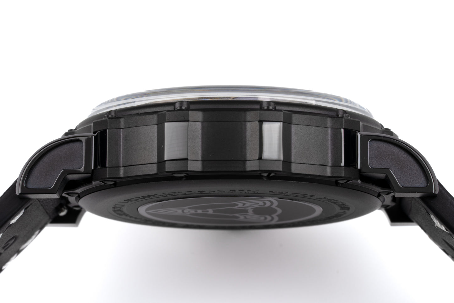 Hankham PVD Joker Dial on Black Leather Strap Miyota 8215