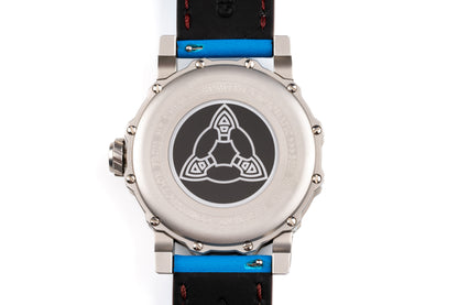 Hankham SS Indians Dial on Blue Leather Strap Miyota 8215