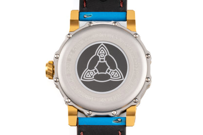 Hankham Two Tone Indians Dial on Blue Leather Strap Miyota 8215