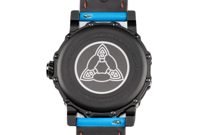 Hankham PVD Indians Dial on Blue Leather Strap Miyota 8215