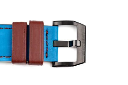 Hankham PVD Indians Dial on Blue Leather Strap Miyota 8215