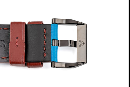 Hankham PVD Indians Dial on Blue Leather Strap Miyota 8215