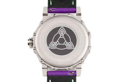 Hankham SS Joker Dial on Purple Leather Strap Miyota 8215