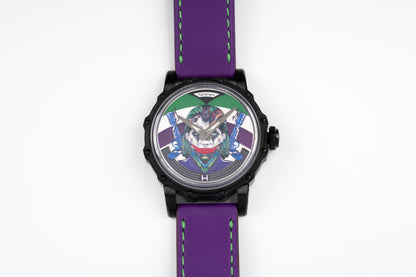 Hankham PVD Joker Dial on Purple Leather Strap Miyota 8215