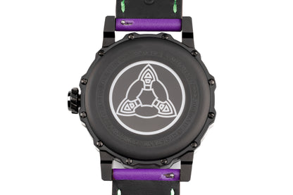 Hankham PVD Joker Dial on Purple Leather Strap Miyota 8215