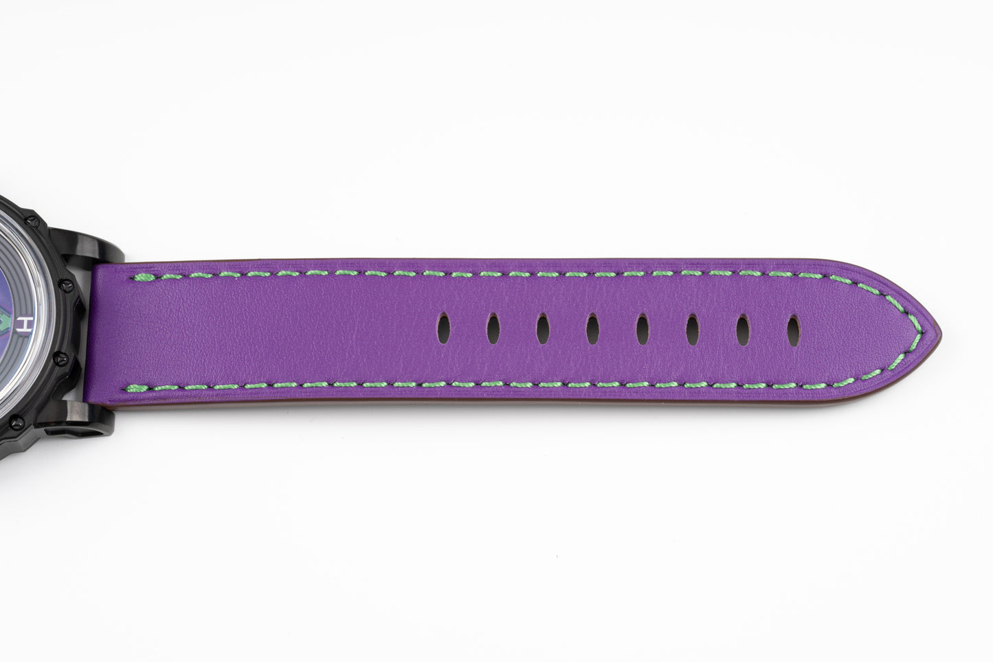 Hankham PVD Joker Dial on Purple Leather Strap Miyota 8215