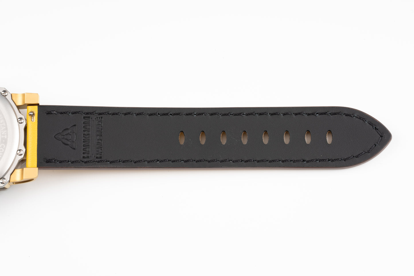 Hankham Two Tone Samurai Dial on Yellow Leather Strap Miyota 8215