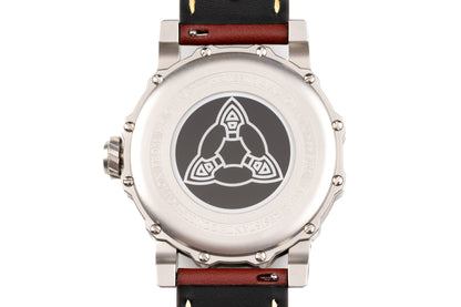 Hankham SS Samurai Dial on Red Leather Strap Miyota 8215