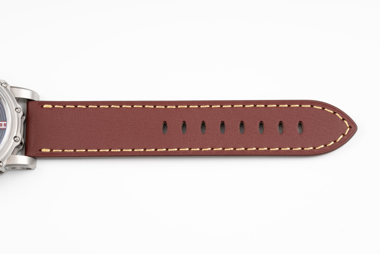 Hankham SS Samurai Dial on Red Leather Strap Miyota 8215