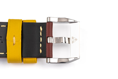 Hankham SS Samurai Dial on Red Leather Strap Miyota 8215