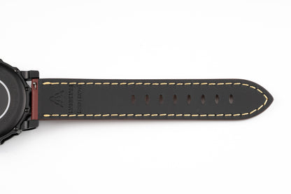 Hankham PVD Samurai Dial on Red Leather Strap Miyota 8215