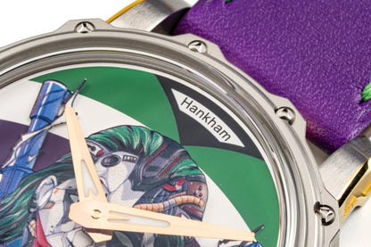 Hankham Two Tone Joker Dial on Purple Leather Strap Miyota 8215