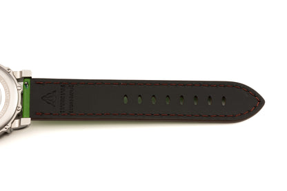 Hankham SS Indians Dial on Green Leather Strap Miyota 8215