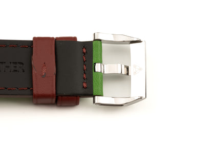 Hankham SS Indians Dial on Green Leather Strap Miyota 8215